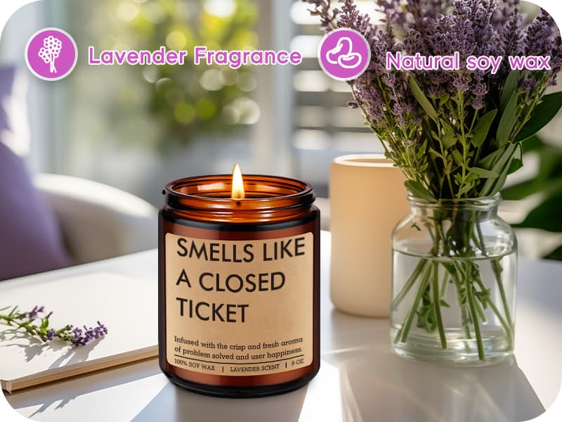 Miracu Tech Support Candle, Gifts for Tech Guys, IT Professionals, Information Technology Gifts for Techies Men, Technical Help Desk Decor, Computer Nerd Geek Engineer Technician Christmas Techy Idea