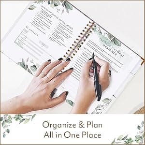 Your Perfect Day Wedding Planner Book and Organizer - Wedding Planner Book - Bridal Planning Binder with Countdown Calendar - Bride Gifts - (FLORAL)