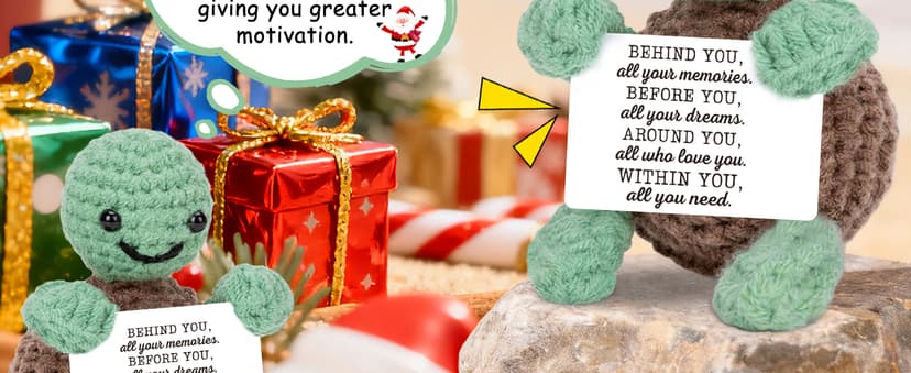 Mini Funny Turtle Graduation Gifts for Her Him College High Middle Elementary School Preschool Kindergarten Christmas Graduation Gifts, 2025 Graduates Handmade Emotional Positive Crochet Turtle