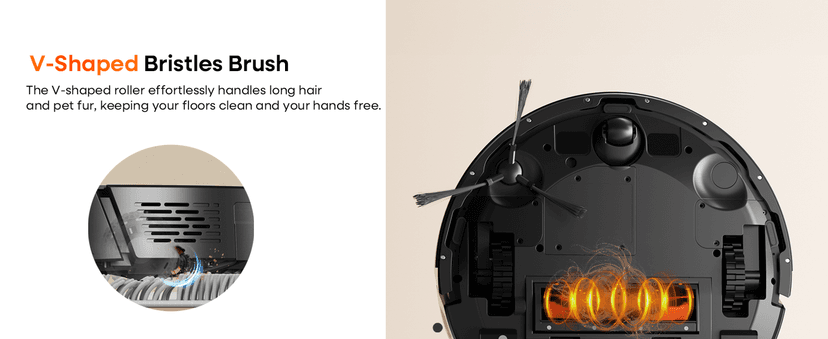 Robot Vacuum and Mop Combo,Lidar Navigation Robotic Vacuum Cleaner with 3.5L Self Emptying Station,5000Pa Vacuum Robot,180mins Runtime,No-Go&No-Mop Zones,App/Alexa/Remote Control,UR3