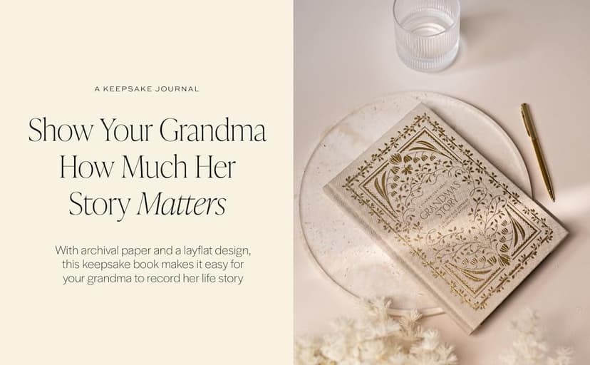Grandma's Story: A Memory and Keepsake Journal for My Family (Heirloom Story Books and Guided Journals)