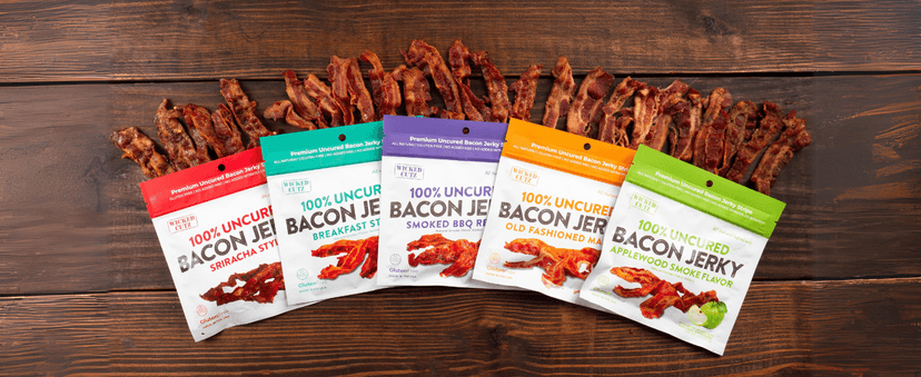 Wicked Cutz Beef Jerky Variety Pack, 5 Flavors & Up to 36g Protein Per Bag, Tender & Easy to Chew Alternative to Beef Sticks, USA Made High Protein Carnivore Snacks (5 Bags, 1 of Each Flavor)