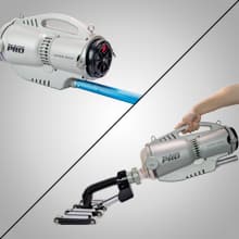 POOL BLASTER Pro 2000 Commercial Pool Vacuum - Cordless Rechargeable Hose-Free, up to 2 Hour Runtime, Sealed Battery and Two Vacuum Heads for Vinyl, Fiberglass, Concrete and Gunite In-Ground Pools