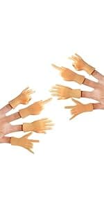 AQKILO Squirrel Finger Puppet Set, Animals Puppet Show Theater Props, Novelty Toys Weird Stuff Gifts