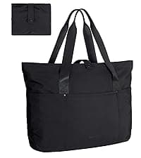 BAGSMART Toiletry Bag for Men, Travel Toiletry Organizer Dopp Kit Water-resistant Shaving Bag for Toiletries Accessories, Door Room Essentials, Black-medium