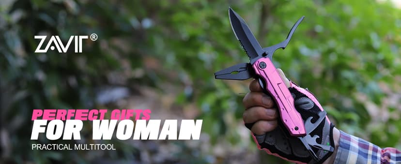 Gifts for Women, Mom, Wife, Girlfriend, Best Friend, Christmas, P-ink Multitool Knife - Gifts for Mom, Unique Gift Ideas for Women, Mothers Day Anniversary Valentines Day Birthday Gifts for Women