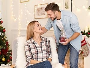 Christmas Rose Gifts for Women,Fresh Flowers for Delivery,Birthday Gifts for Women Mom,Preserved Flowers in Glass Angel Figurine,Angel Christmas Rose Gift for Grandma,Purple Gift Valentines