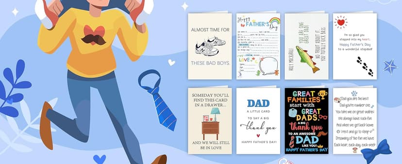 Funny Father's Day Card for Husband, New Dad Gifts from Wife, First Time Dad Gifts Hilarious Shoes
