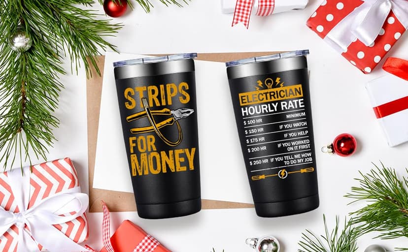 SpenMeta Christmas Tech Gifts for Men - Cool Technical Support Gifts for IT Techies Guys, Geek, Programmer - I'm My Family's Unpaid Tech Support Tumbler Cup 20oz