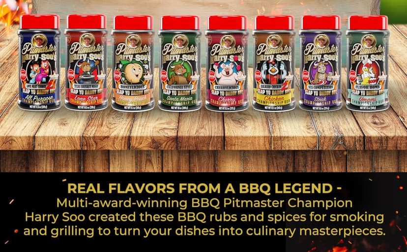 Slap Yo Daddy BBQ Rub Seasoning, Texas Brisket Magic Lone Star - Texas Brisket Rub for Smoking & Grilling From Pitmaster Harry Soo - Championship BBQ Beef Seasoning – No MSG, Gluten-Free – 10.5 oz
