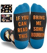 Zmart Drink Gifts for Men - Scotch Whiskey Socks for Drink Lovers, Beer Coffee Gifts