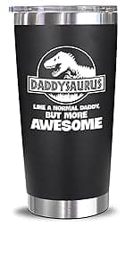 NewEleven Christmas Gift For Dad - Birthday Gifts For Dad From Daughter - Husband Gifts - Unique Birthday Present Ideas For Father's Day, Husband, New Papa, Bonus Father From Daughter - 20 Oz Tumbler