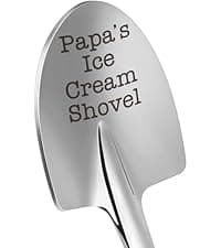 Grandpa Papa Gifts for Birthday Fathers Day Funny Dad’s Ice Cream Shovel Spoon Presents for Grandfather Pops Daddy Step Bonus Dad, Dad’s Birthday, from Grandkids, Grandchildren