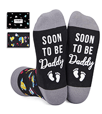 HAPPYPOP Gifts for Family Members - New Dad Gifts, Funny Dad Mom Aunt Socks