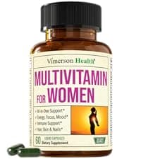 Vimerson Health Multivitamin for Men – Methylated Mens Multivitamins & Multiminerals Capsules with Vitamin B12, A, D, C, Zinc, Magnesium & More for Complete Daily Support – High Potency Bioavailable Vitamins for Men