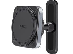 A2C Alloy Magnetic Golf Cart Phone Holder Compatible with MagSafe iPhone 16 Pro Max Plus 15 14 13 12 Mini Fits EZGO, Club Car, Yamaha, Icon, Golf Cart Accessories Essentials Gift for Friend Men Women