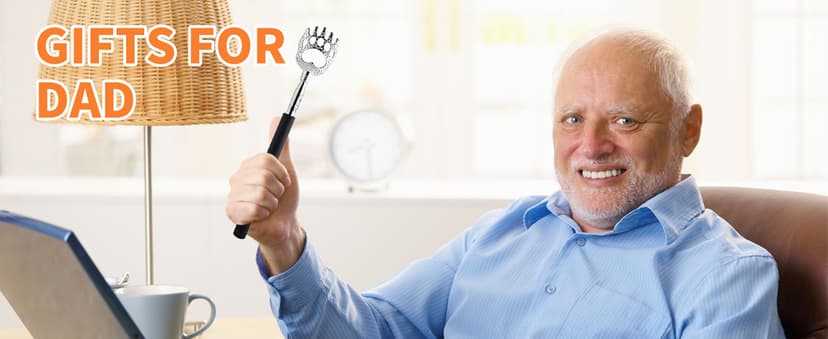 WOVTE Bear Claw Extendable Back Scratcher for Men Women, Stocking Stuffers for Adults Men, Mothers Day Fathers Day Birthday Christmas Gifts for Men Women Mom Dad Husband