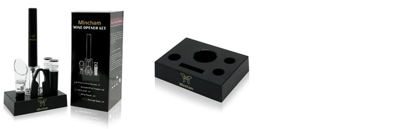 Air Pressure Wine Bottle Opener with Foil Cutter, Wine Aerator Pourer, 2 Vacuum Wine Stoppers, Storage Base (6 PCS), Corkscrew Wine Opener, The Best Wine gifts for Wine Lovers