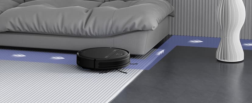 Robot Vacuum and Mop Combo, 2-in-1 Robot Vacuum Cleaner, Perfect for Pet Hair, Hard Floor and Carpet, Anti-Bump, Anti-Fall, App, Voice and Remote Control