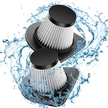 Cordless Car Vacuum Lightweight High Power Handheld Vacuum Cleaner with LED Light, Hand Vacuum for Car Home Office and Pet Hair, BlackBlue