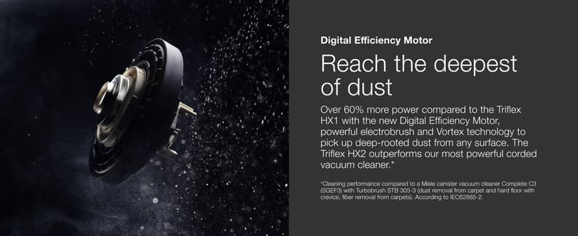 Miele Triflex HX2 Pro Cordless Stick Vacuum Cleaner, 120 min runtime, Infinity Grey PearlFinish / Rose Gold
