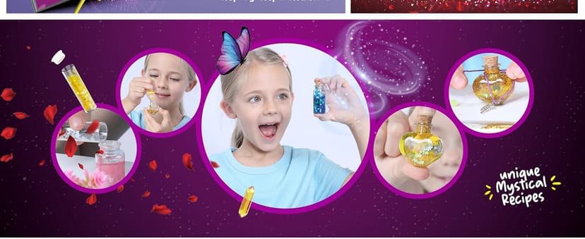 Dan&Darci Fairy Magic Potion Kit for Kids - Gifts for Girls - 6 7 8 9 10 Year Old Girl Gift - Christmas Ideas - Toys 8-10 7-8 - Arts and Crafts for Kid Ages 6-8 Years - Magical Workshop Craft Kits