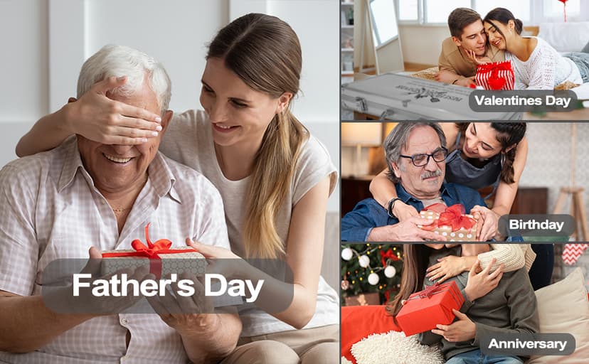 Step Dad Gifts, Fathers Day Step Dad Gifts from Step Daughter Heavy Duty Grilling Accessories Kit for Backyard BBQ, Thick Stainless Steel Grill Utensils with Non-Slip Handle Tool Grilling Gift for Man