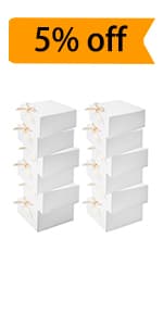 12Pack Black Gift Boxes with Lids, 12×9.8×3.1 Inch Groomsmen Proposal Box, Luxury Black Gift Box with Ribbon for Bridesmaid Box, Graduation, Christmas, Wedding, Birthday, Party