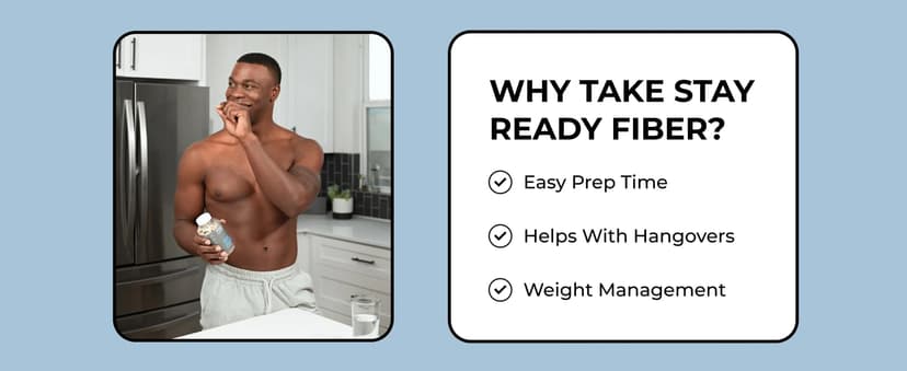 Pure for Men Pure for Men Original Vegan Cleanliness Stay Ready Fiber Supplement | Helps Promote Digestive Regularity | Psyllium Husk, Aloe Vera, Chia Seeds, Flaxseeds | Proprietary Formula | 120 Vegan Capsules