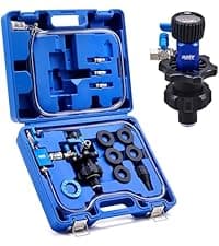 Orion Motor Tech Coolant Pressure Tester Kit, 31pc Master Coolant Vacuum Refill Kit with 23 Radiator Adapters, Radiator Cooling System Pressure Tester Kit with Vacuum Pump Vacuum Purge & Refill Tool