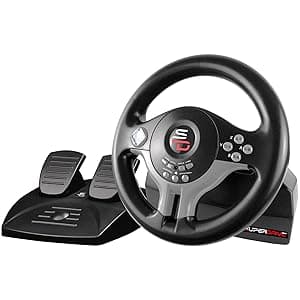 SUBSONIC Superdrive - SV250 Steering wheel with pedals and gearshift paddles racing wheel for nintendo Switch 2 - Switch - Ps4 - xbox Seie X/S, Xbox One - PC