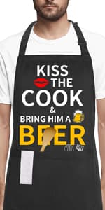 60th birthday gifts for women Men, Funny Chef Aprons with Pockets for 60 year old birthday gift