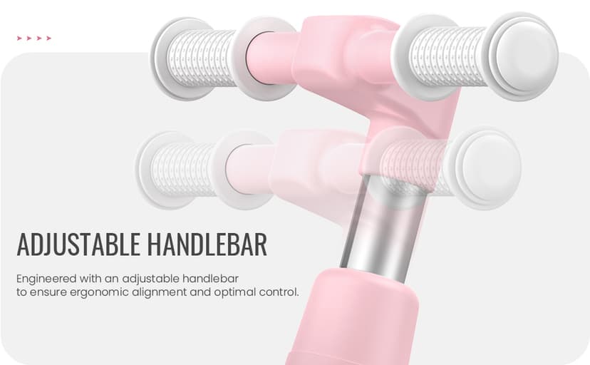 SEREED Colorful Lighting Toddler Tricycle for 2-5 Years Old Girls, Adjustable Seat&Handlebar Trike, Removable Basket, Birthday Gift Idea for Kids Ages 2+ (Pink)