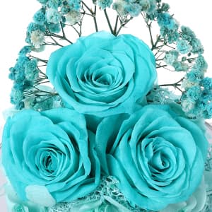 Christmas Rose Gifts for Women Preserved Real Flower in Glass Angel Figurines Roses for Delivery Prime Birthday Gifts for Mom Grandma Girlfriend Wife Her - Purple