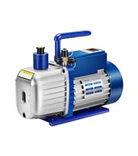 VIVOHOME 1.5 HP 14.4 CFM 2 Stage HVAC Vacuum Pump for R134a R12 R22 R502 R410a Systems, Auto AC Vacuum Pump for Automotive Air Conditioner Refrigeration Maintenance with 2 Oil Bottles