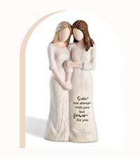 Sister Figurines - Best Friends Gifts for Women, Bestie Friendship Christmas & Birthday Gift