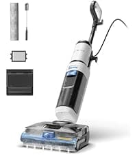 Tineco iFLOOR 5 Steam Wet Dry Vacuum All-in-one, Steam Mop Hardwood Floor Cleaner Great for Sticky Messes, 248℉ High-Temp Steam, Self-Cleaning with steam