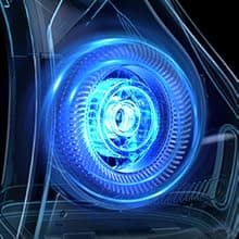 Portable Neck Fan,Gift Ideas,Personal Wearable Bladeless Fan,360° Cooling,LED Display,4-Speeds,6000mAh Rechargeable,Powerful Wind,Outdoor Travel Camping,Birthday Gifts for Men Women Dad Mom (Black)