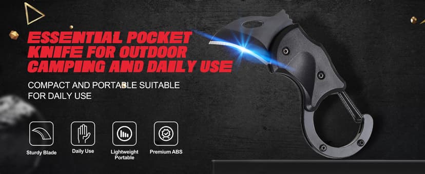 ZAVIT Gifts for Men Brother, Small Pocket Knife for Men, Christmas Stocking Stuffers, Self Defense Keychain, Box Cutter EDC Gadgets for Husband Him, Unique Gifts ldea for Camping Fishing Hiking