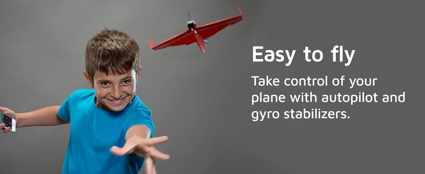 POWERUP 4.0 The Next-Generation Smartphone Controlled Paper Airplane Kit, RC Controlled. Easy to Fly with Autopilot & Gyro Stabilizer. for Hobbyists, Pilots, Tinkerers.