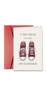 SuperShunhu Groom's Wedding Vows Card - Husband, To My Groom, To My Husband