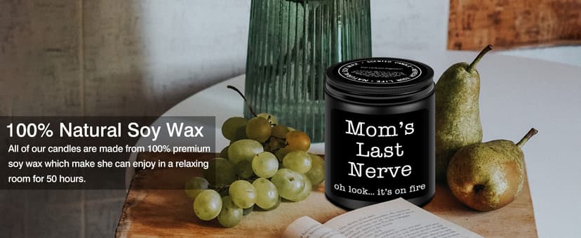 Homsolver Gifts for Mom from Daughter Son, Best Mom Gifts, Funny Mom, Birthday Thanksgiving for Mom Stepmother Adoptive Mother, Mom's Last Nerve