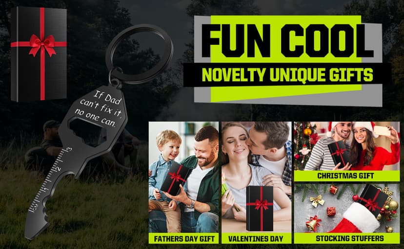 Fathers Day Dad Gifts from Daughter and Son - Multitools Mens Women Gift Ideas Hand Tools DIY Camping Accessories for Birthday Valentines Easter Christmas Stocking Stuffers for Adult Teen Boys