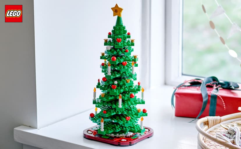 LEGO Christmas Tree - Building Toys for Kids, Boys & Girls, Ages 12+ - Mini Christmas Tree Decorations for Tabletop & Home - Gifts for Boys & Girls - 40573