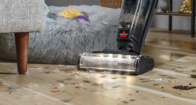 Bissell Crosswave Cordless Plus, Wet Dy Vacuum w/FurFinder Headlights + Super Concentrate Multi Surface Formula for Sealed Hard Surfaces and Area Rugs