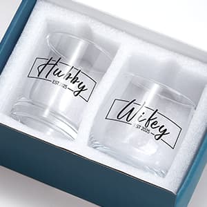 Wedding Gifts for Couples Mr and Mrs Gifts Wedding Gifts for Newlyweds Bridal Shower Gifts for Bride and Groom Just Married Gifts Hubby and Wifey Gifts Newly Wed Gifts for Couple Gifts for Him and Her