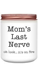 Homsolver Dad Gifts from Daughter Son, Gift for Dad Who Wants Nothing, Birthday Fathers Day Christmas for Stepdad Adoptive Father, Dad's Last Nerve Sandalwood Scented Candle