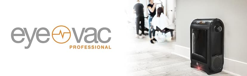 EyeVac Pro Touchless Vacuum Automatic Dustpan - Ultra Fast & Powerful - Great for Sweeping Salon Pet Hair Food Dirt Kitchen, Corded Canister Vacuum, Bagless, Automatic Sensors, 1400 Watt (Black)