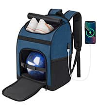 Basketball Backpack Bag Large Sports Bag with Separate Ball holder & Shoes compartment, Best for Basketball, Soccer,Volleyball,Gym