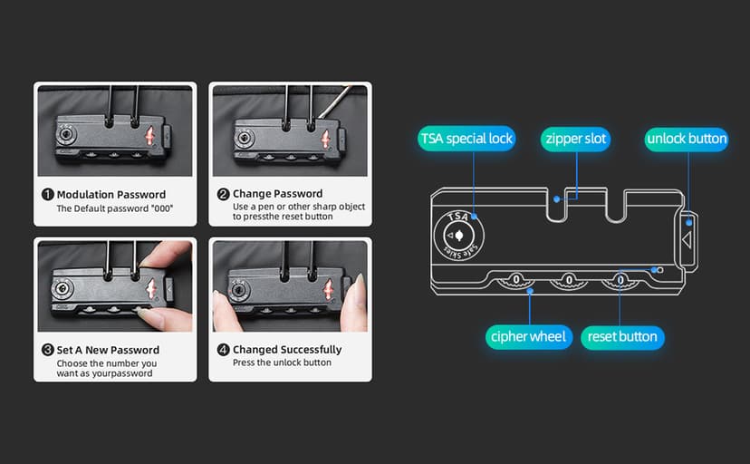 BANGE Men's Anti-Theft Backpack,Waterproof Fashion Travel Backpacks,High Tech Backpack with USB3.0 Charging Port,Business Laptop Backpack Fits 17.3 Inch Notebook…